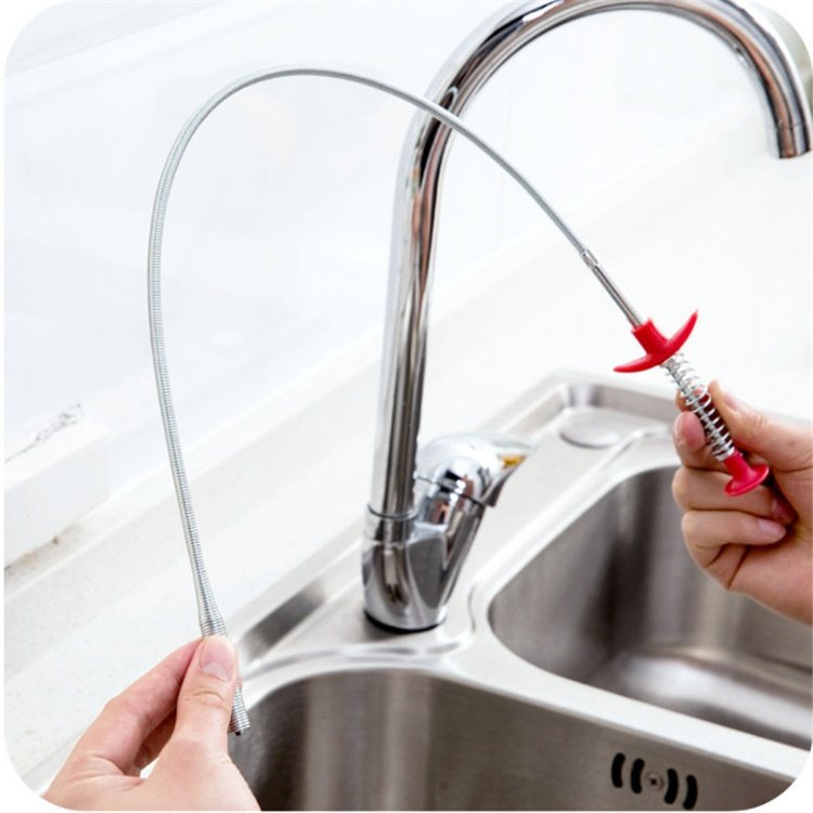 60cm Flexible Drain Snake Hair Clog Remover - Image 4