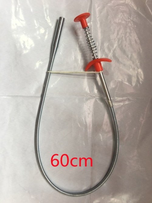 60cm Flexible Drain Snake Hair Clog Remover - Image 6