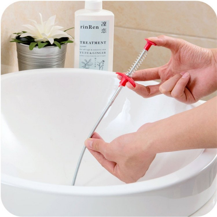 60cm Flexible Drain Snake Hair Clog Remover - Image 9