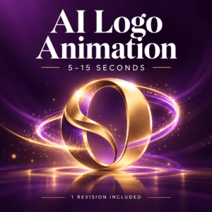Orchida AI logo animation package — 5 to 15 seconds, one revision included